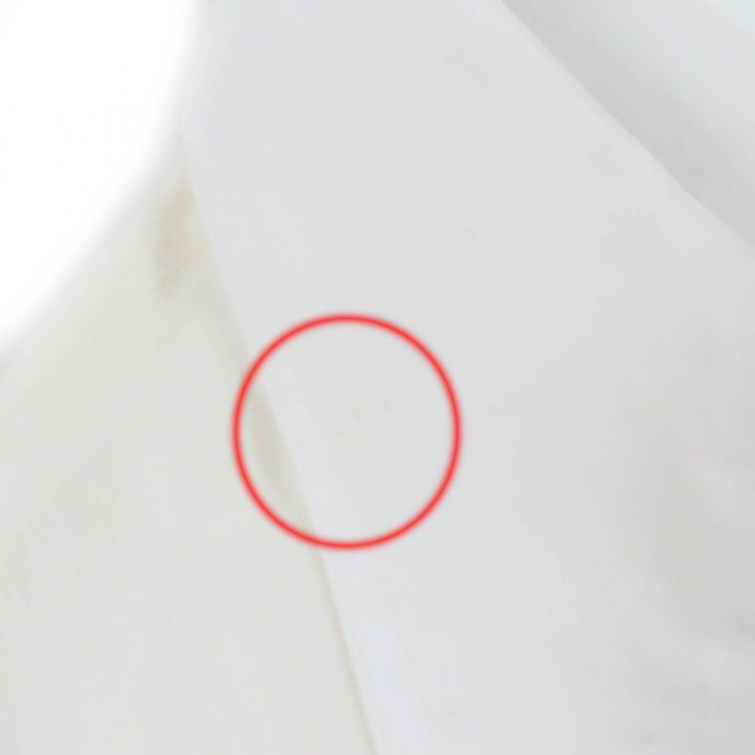 Excellent HERMES Jacket Reversible Stadium Light White off-white cotton mens 52