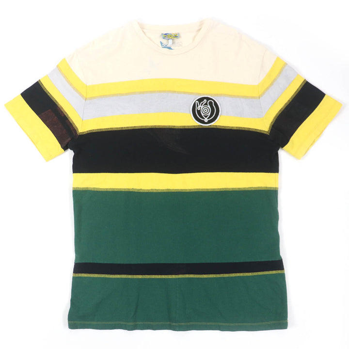 LOEWE Short sleeve T-shirt Yellow Black Green cotton mens XS H664Y22J07
