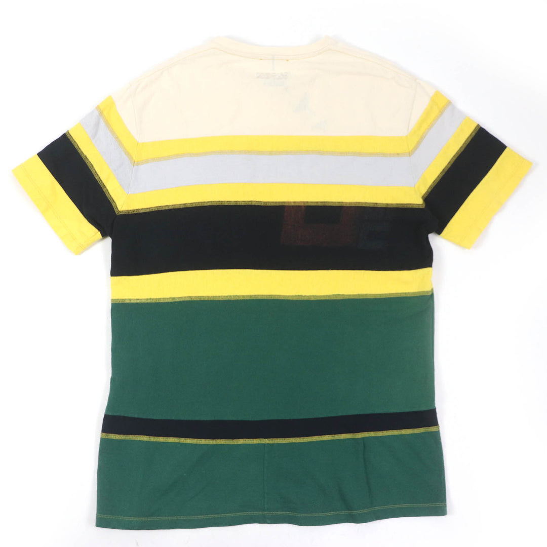 LOEWE Short sleeve T-shirt Yellow Black Green cotton mens XS H664Y22J07
