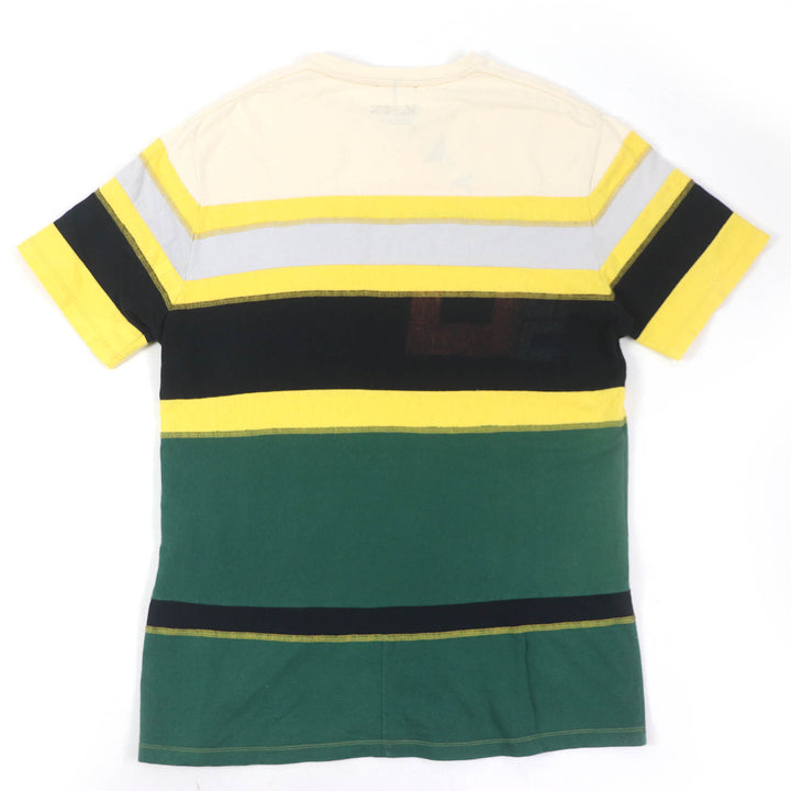 LOEWE Short sleeve T-shirt Yellow Black Green cotton mens XS H664Y22J07
