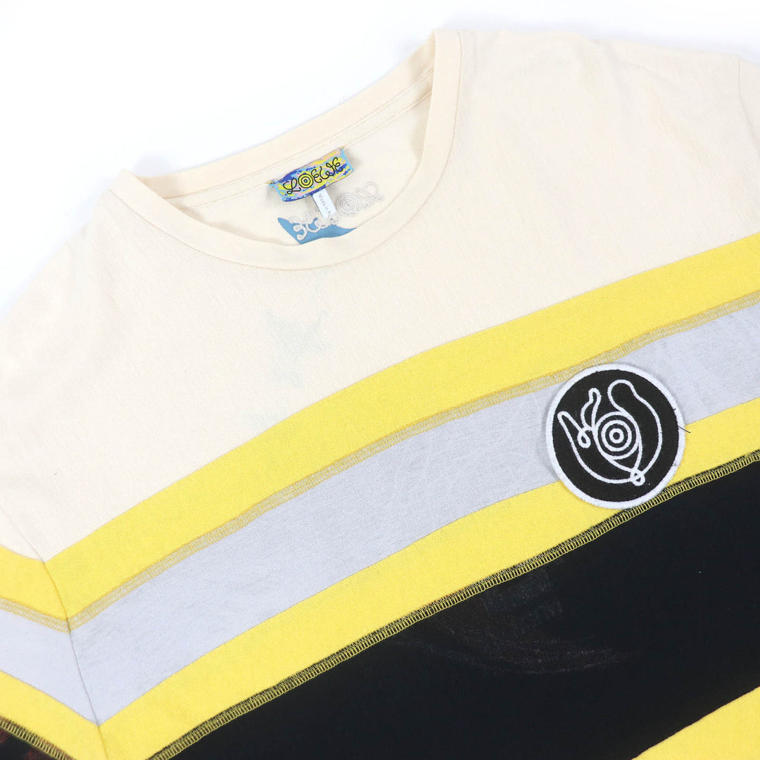 LOEWE Short sleeve T-shirt Yellow Black Green cotton mens XS H664Y22J07