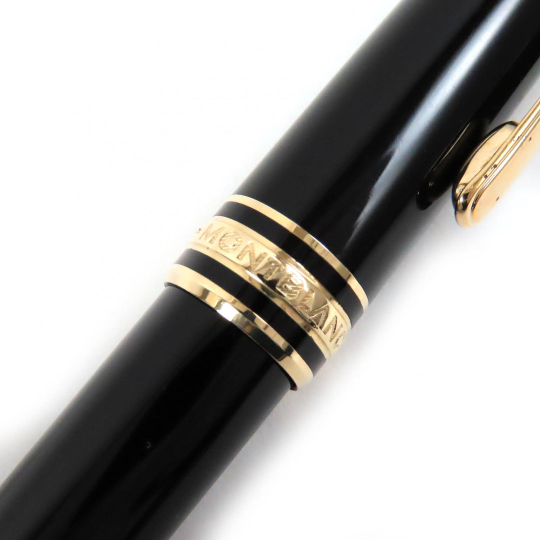 MONTBLANC Ballpoint pen Meisterstück Classic White Star Twist Type Black gold