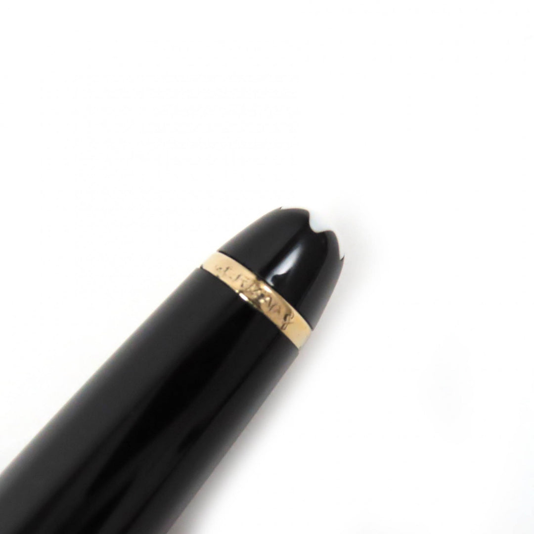 MONTBLANC Ballpoint pen Meisterstück Classic White Star Twist Type Black gold
