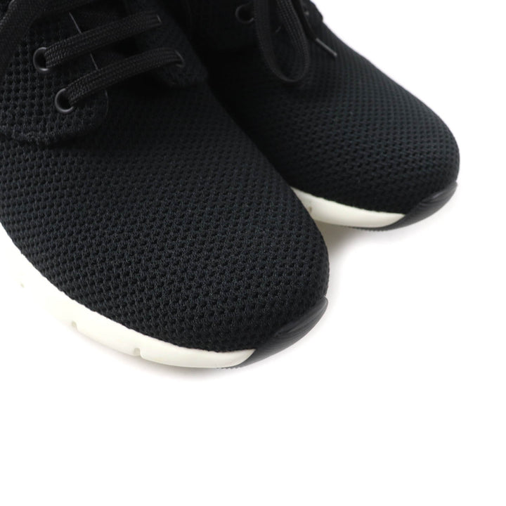 Excellent LOUIS VUITTON sneakers Monogram lace-up mesh black mens 6