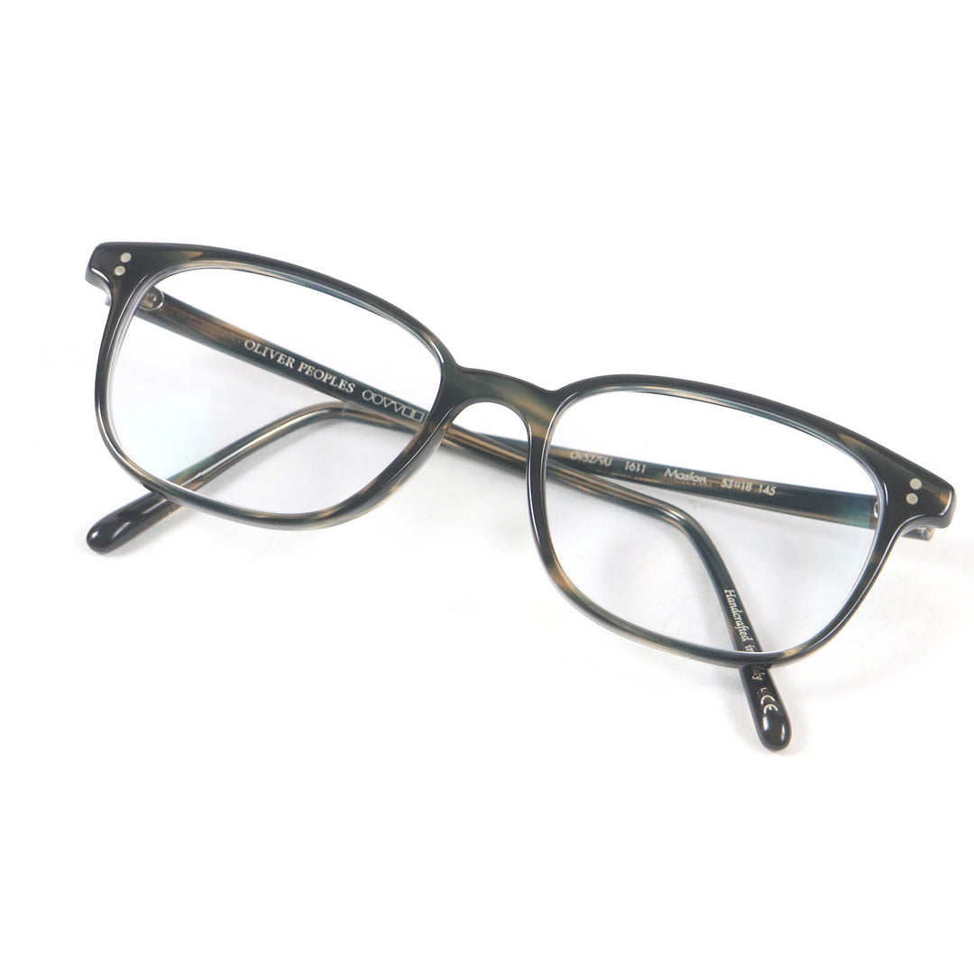 OLIVER PEOPLES Glasses MASLON Wellington Black brown mens OV5279U