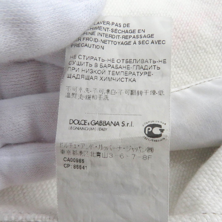 Excellent DOLCE&GABBANA tailored jacket multicolor linen mens 48