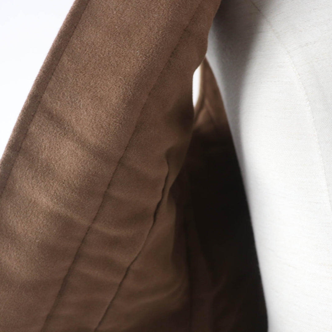 Great HERMES Best Serie button H motif padded ZIP UP quilted beige cotton Women