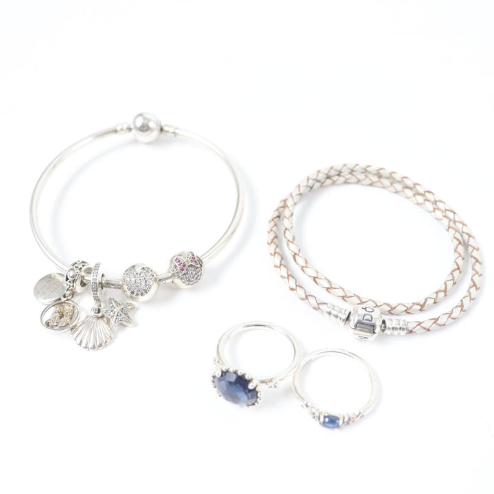 Great Pandora Disney Bangle Silver SV925 Women