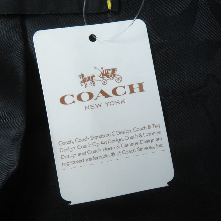 Pristine COACH trench coat Signature charm and logo button on the back, XS