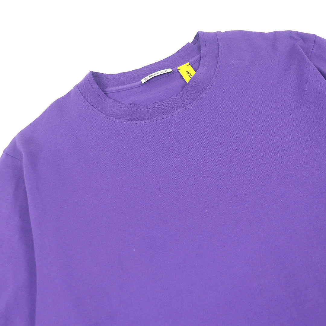 Excellent MONCLER GENIUS 2 Short sleeve T-shirt Alicia Keys Statue of Liberty purple cotton mens XS