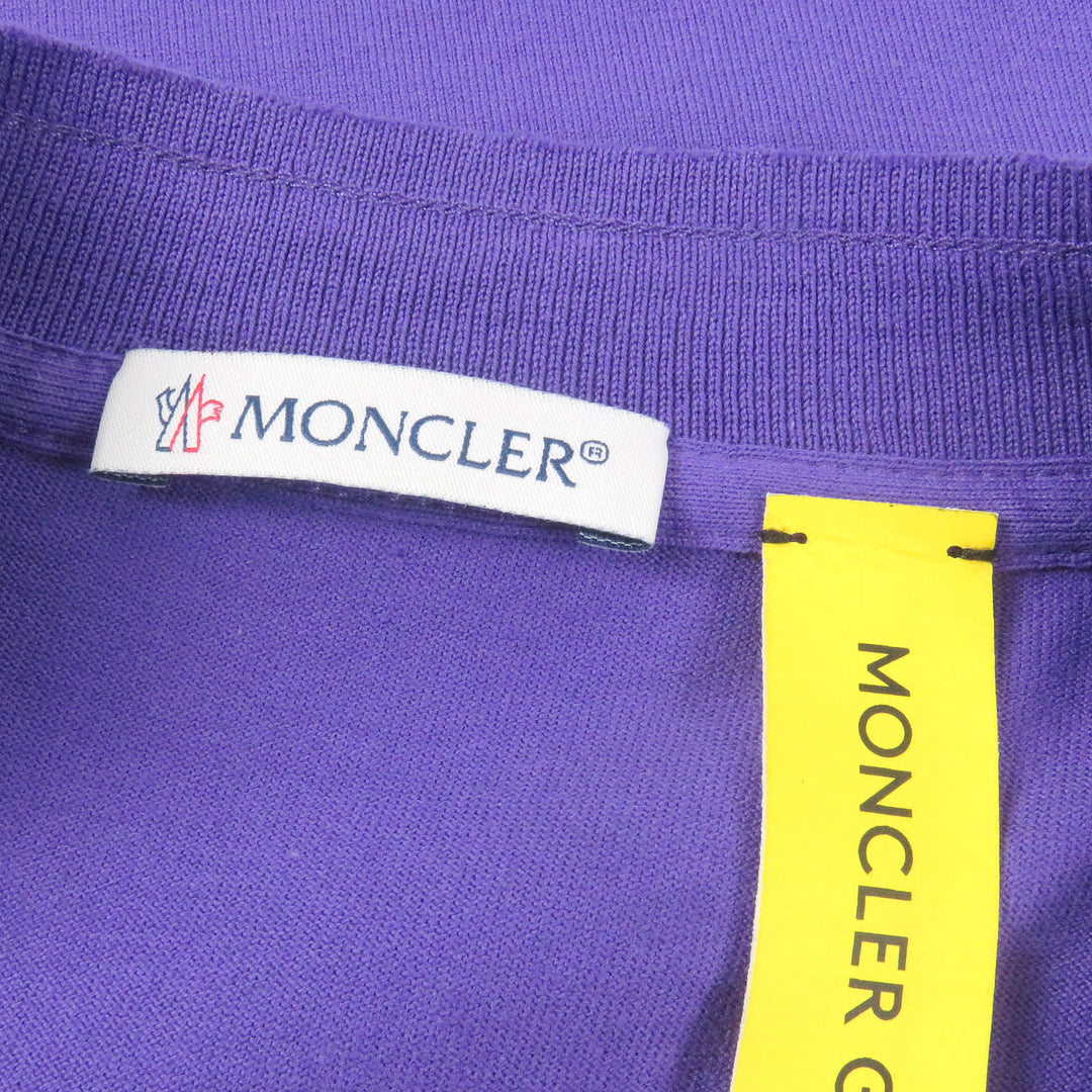 Excellent MONCLER GENIUS 2 Short sleeve T-shirt Alicia Keys Statue of Liberty purple cotton mens XS