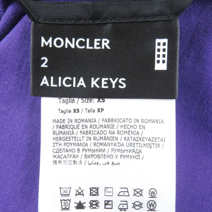 Excellent MONCLER GENIUS 2 Short sleeve T-shirt Alicia Keys Statue of Liberty purple cotton mens XS