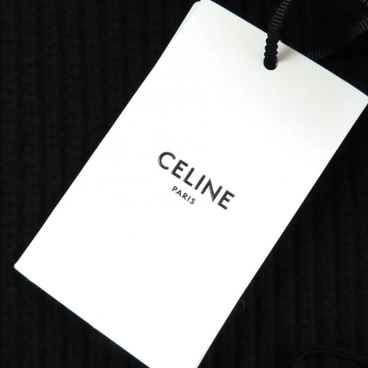 Pristine CELINE Parker Embroidered sequin gradient logo knit pullover mens XS 2A10X66Q