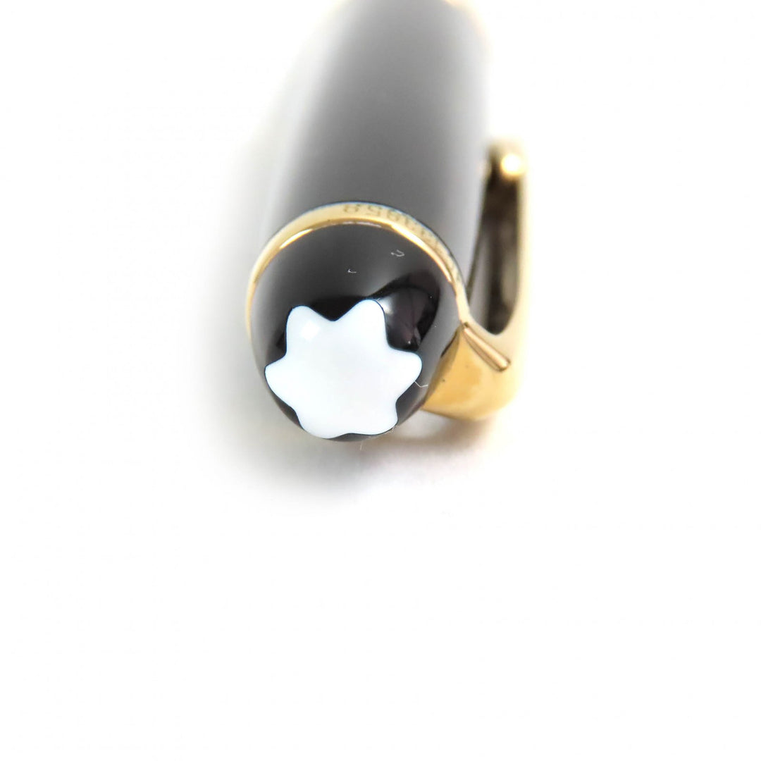 MONTBLANC fountain pen Meisterstück Classic white star Black gold 14K mens