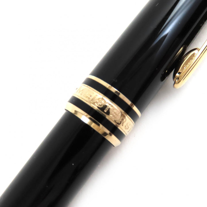 MONTBLANC fountain pen Meisterstück Classic white star Black gold 14K mens