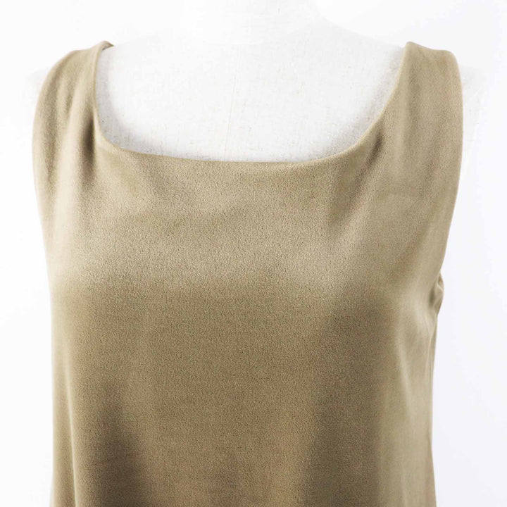 Great DAISY LIN one piece Dais y Summer Velour Botero khaki Triacetate 38 06091