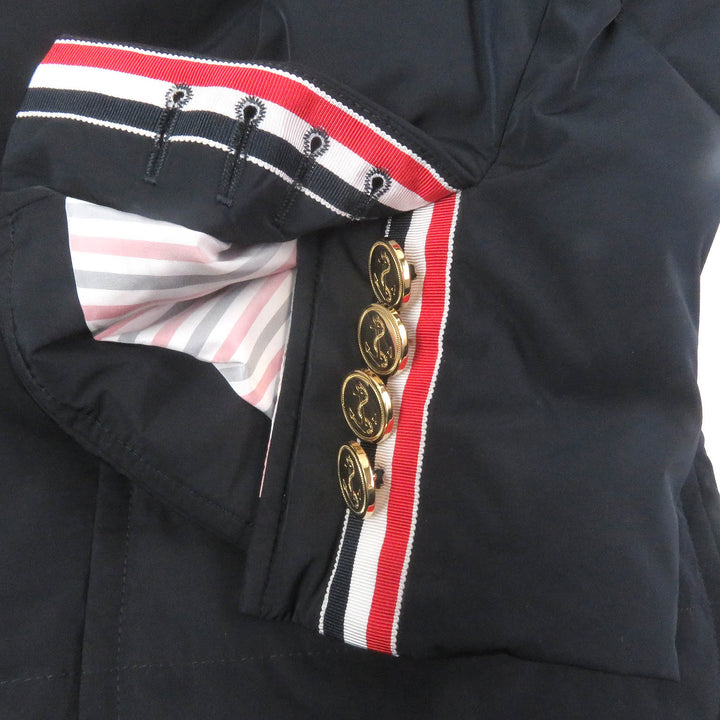 Pristine THOM BROWNE Down jacket anchor button tailored type Navy mens0 MJD085X