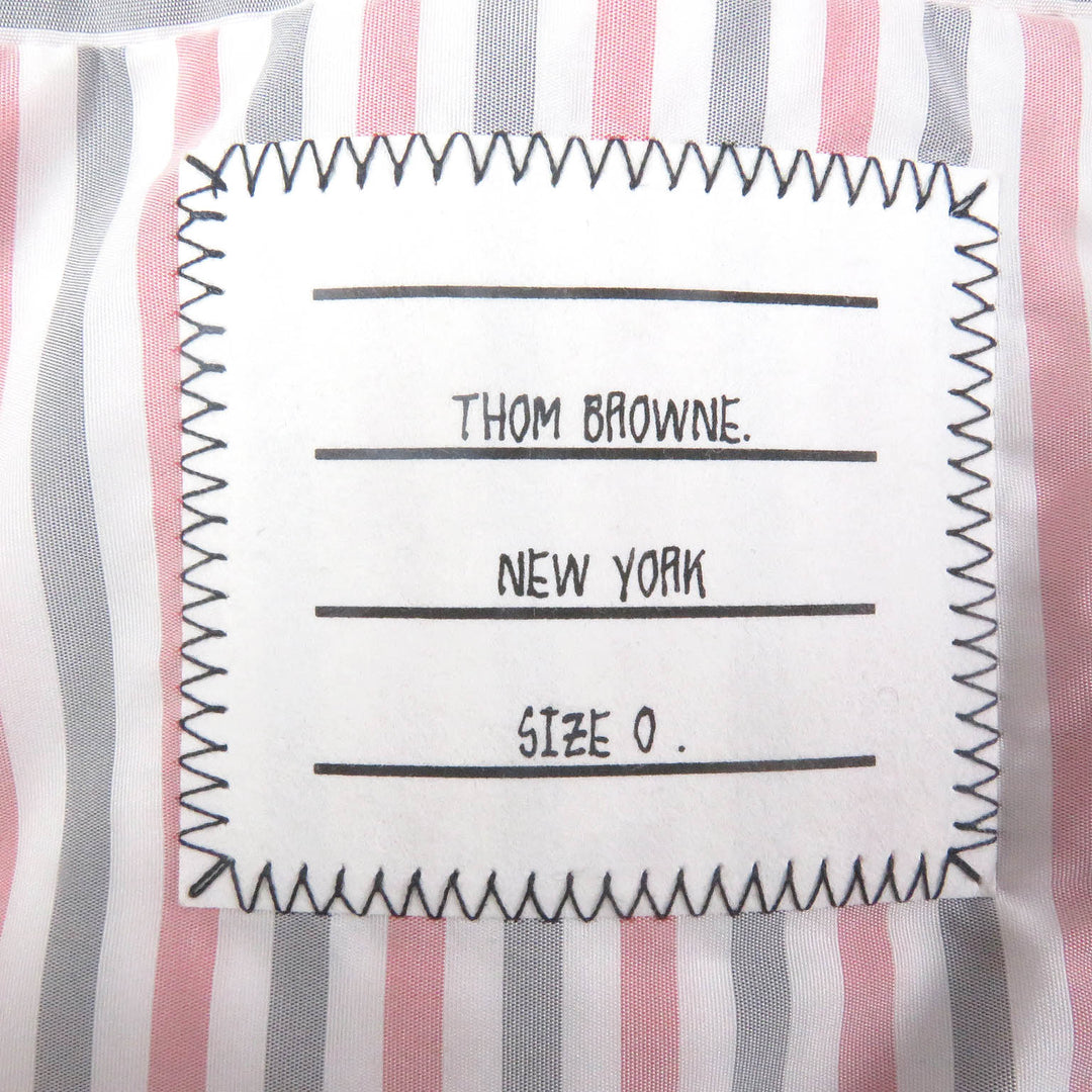 Pristine THOM BROWNE Down jacket anchor button tailored type Navy polyester mens0 MJD085X