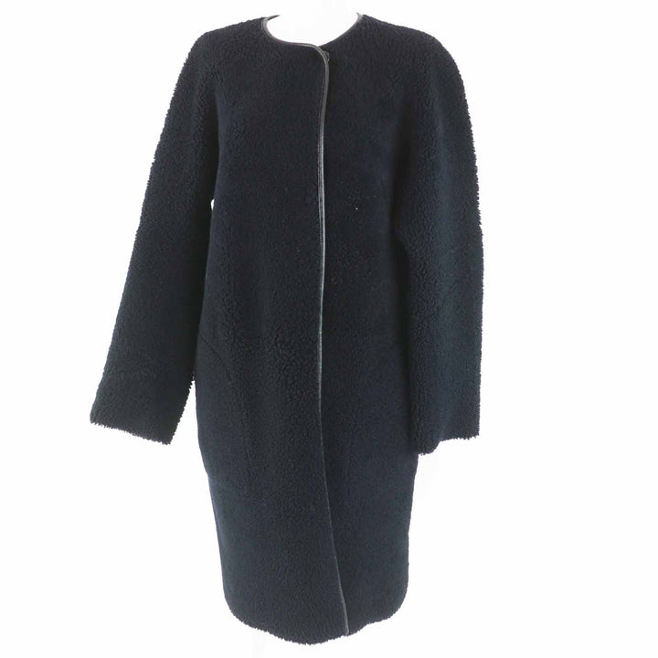 INES＆MARECHAL Mouton coat Reversible, hidden placket, Sheep leather Women 34
