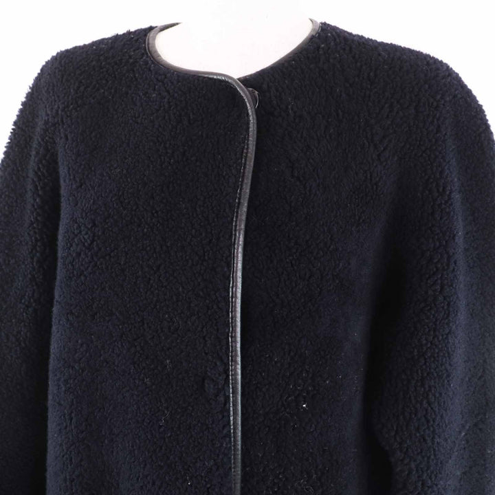 INES＆MARECHAL Mouton coat Reversible, hidden placket, Sheep leather Women 34