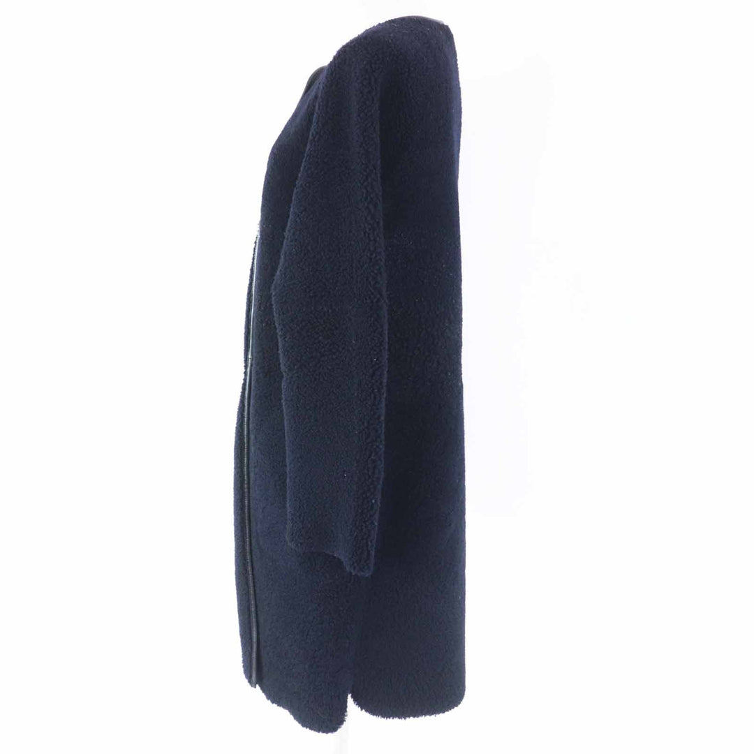 INES＆MARECHAL Mouton coat Reversible, hidden placket, Sheep leather Women 34