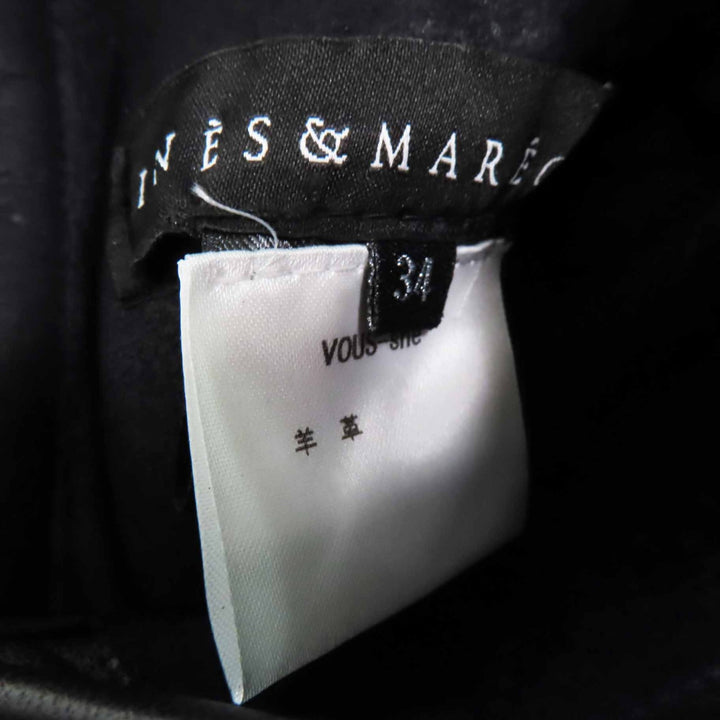 INES＆MARECHAL Mouton coat Reversible, hidden placket, Sheep leather Women 34