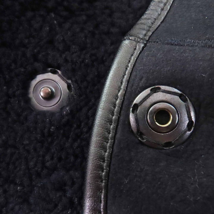 INES＆MARECHAL Mouton coat Reversible, hidden placket, Sheep leather Women 34