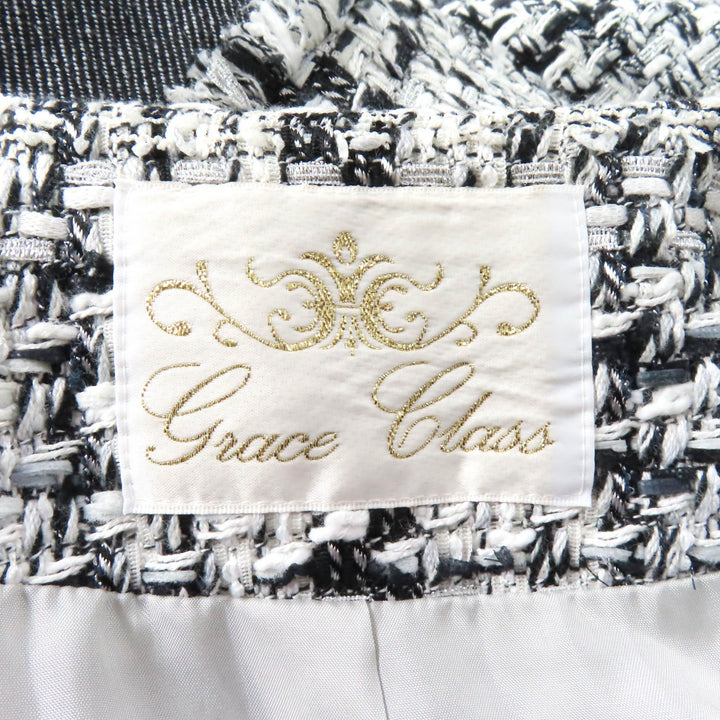 Excellent GRACE Class coat tweed jewel buttons made from Jules Tournier 36
