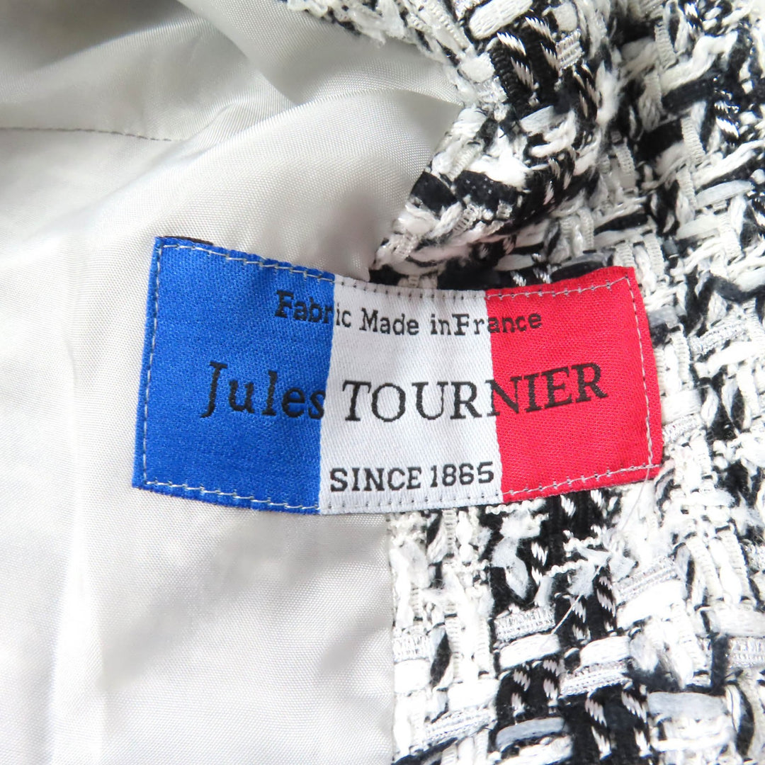 Excellent GRACE Class coat tweed jewel buttons made from Jules Tournier 36