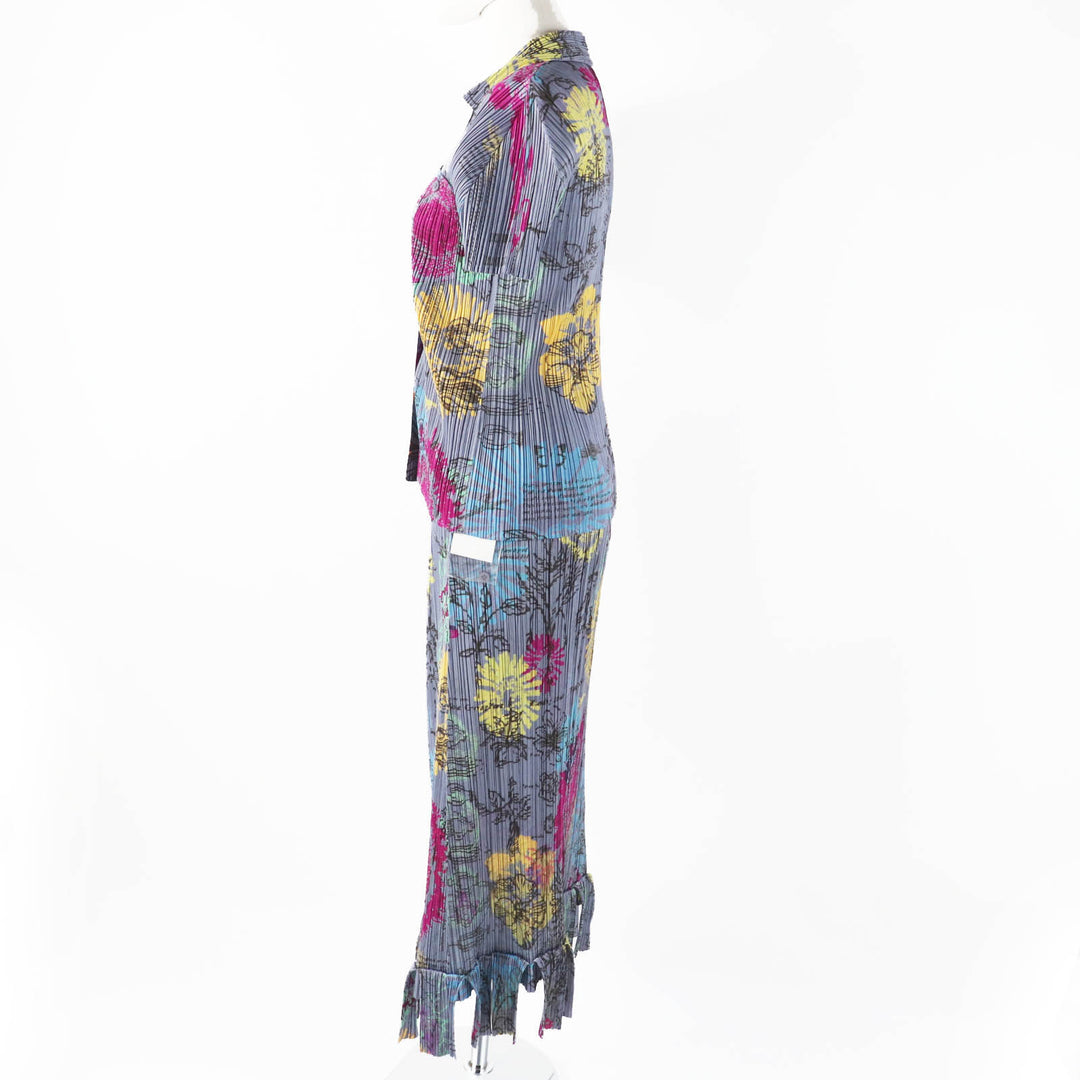 Pristine PLEATS PLEASE two-piece set Flower print Multi PP71-JJ783 PP71-JG785