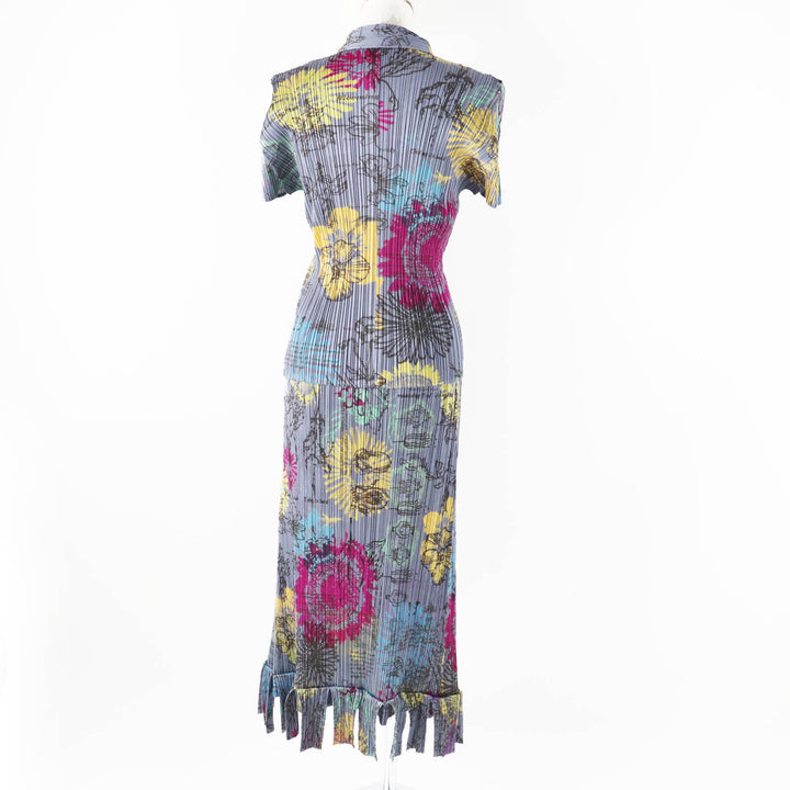 Pristine PLEATS PLEASE two-piece set Flower print Multi PP71-JJ783 PP71-JG785