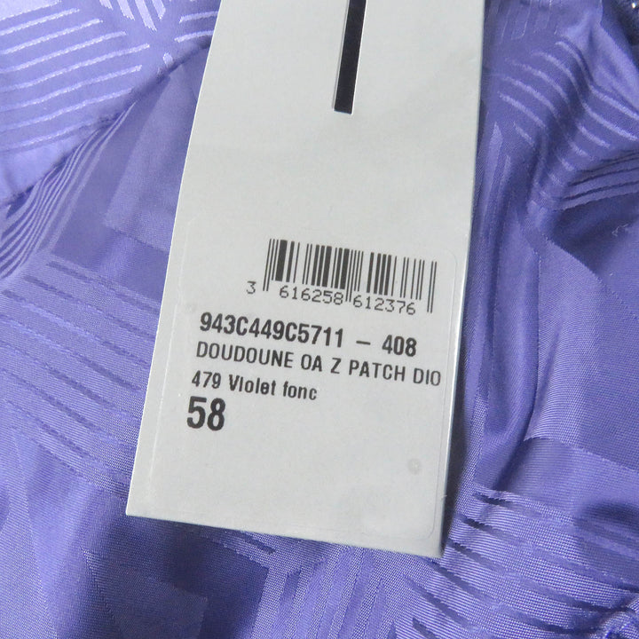 Excellent DIOR Down jacket CD Diamond Mirage Ski Capsule purple 58 943C449C5711