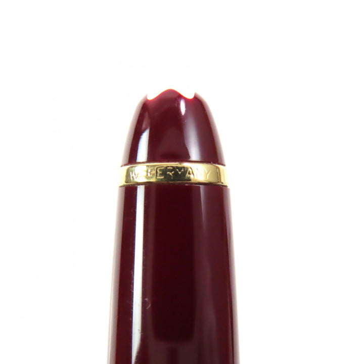 MONTBLANC fountain pen Meisterstück Classic white star Bordeaux gold 14K mens