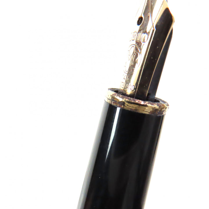 MONTBLANC fountain pen Meisterstück Classic white star Bordeaux gold 14K mens