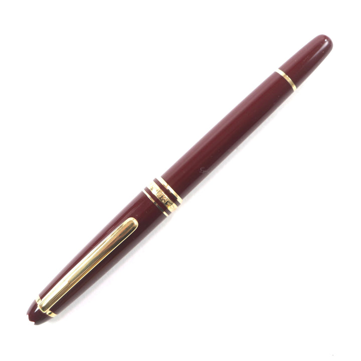 MONTBLANC fountain pen Meisterstück Classic white star Bordeaux gold 14K mens