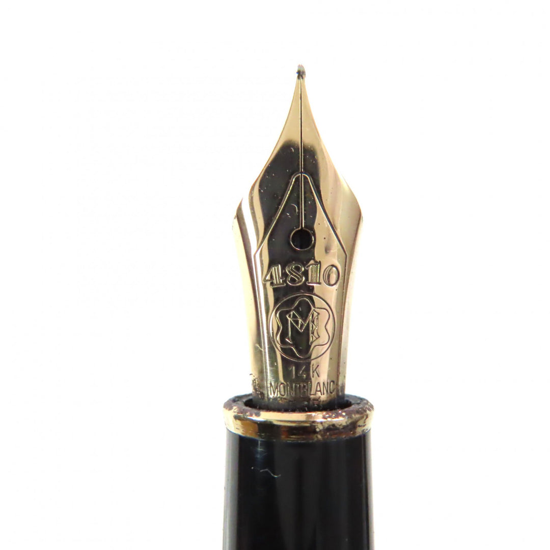 MONTBLANC fountain pen Meisterstück Classic white star Bordeaux gold 14K mens
