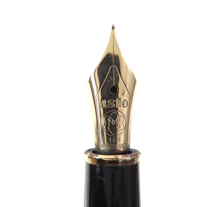 MONTBLANC fountain pen Meisterstück Classic white star Bordeaux gold 14K mens