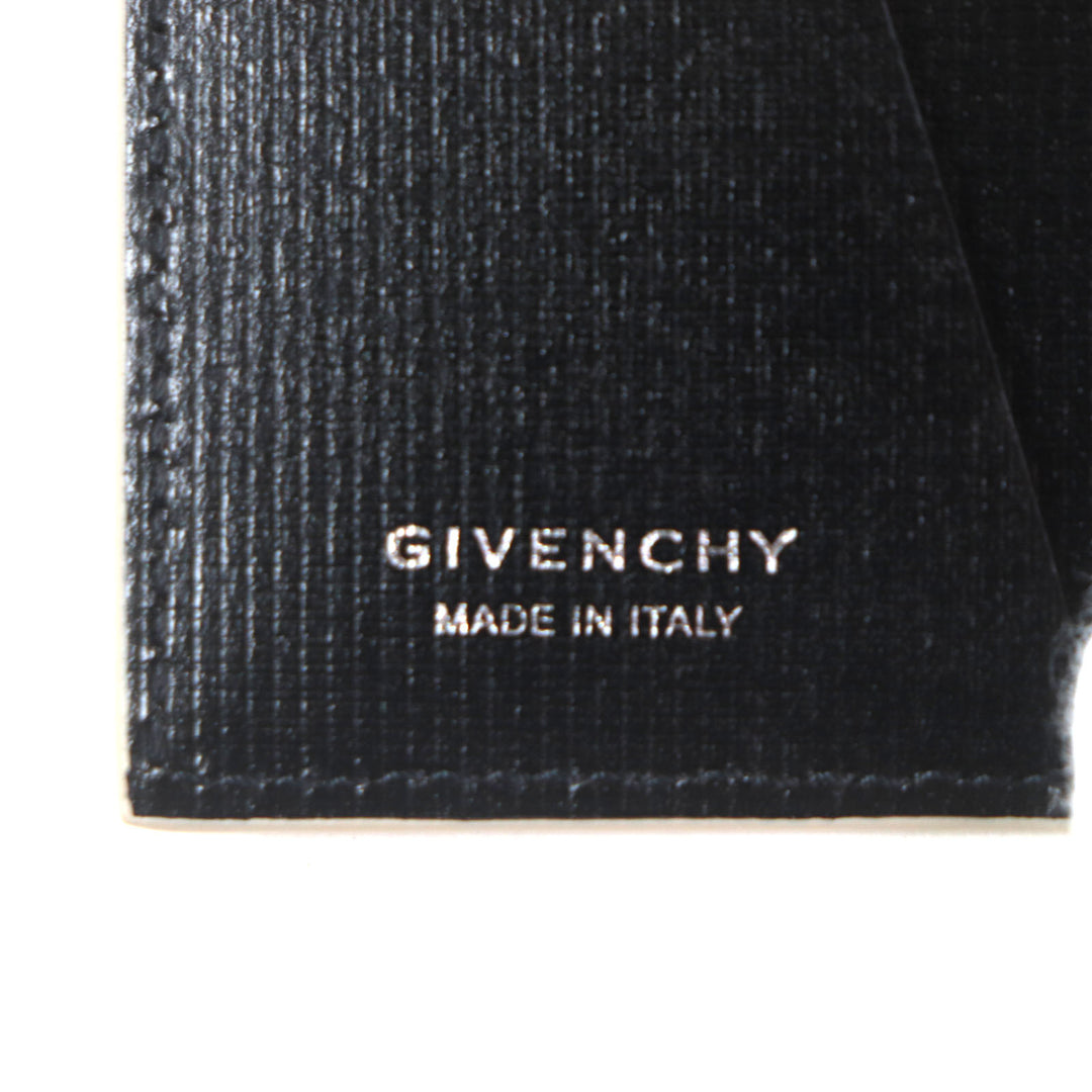 Pristine GIVENCHY Bifold Wallet Classic 4G Card Boulder Beige leather mens