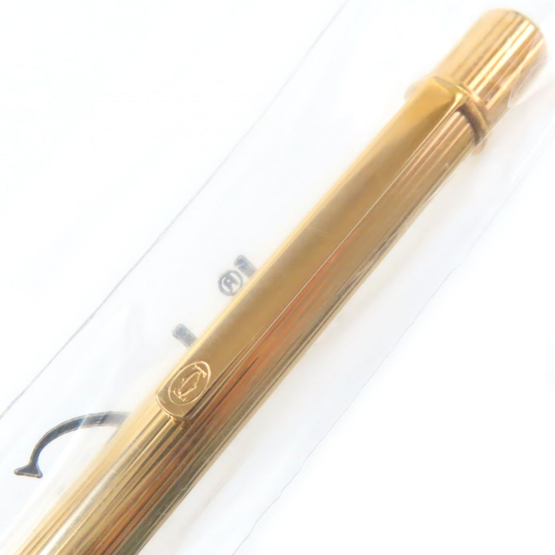 Pristine Cartier Ballpoint pen Must de Cartier mechanical pencil, set of 2 gold mens