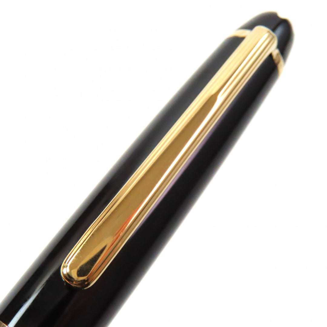 MONTBLANC Ballpoint pen Meisterstück White Star Twist Type Black gold mens