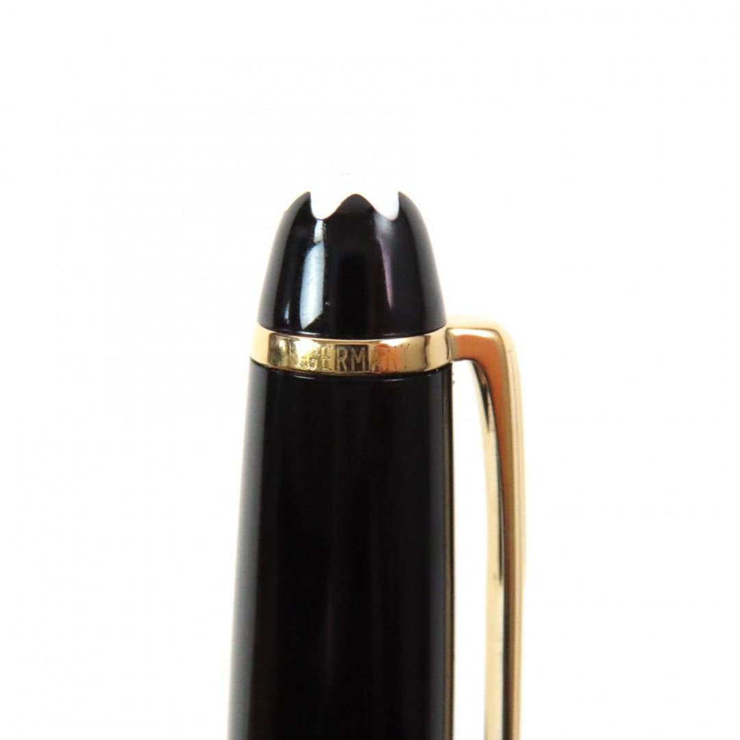 MONTBLANC Ballpoint pen Meisterstück White Star Twist Type Black gold mens