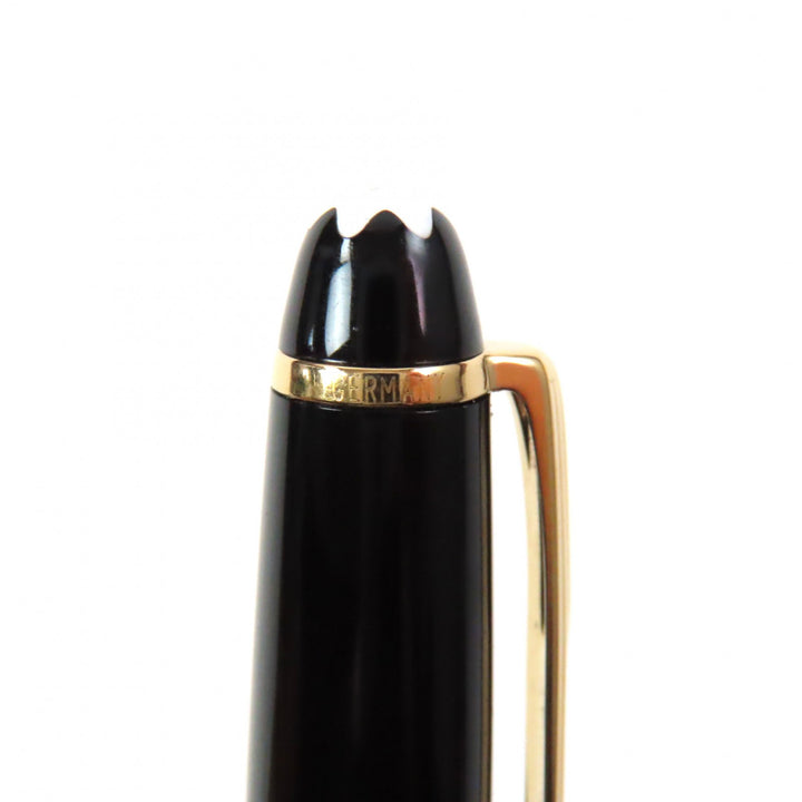 MONTBLANC Ballpoint pen Meisterstück White Star Twist Type Black gold mens