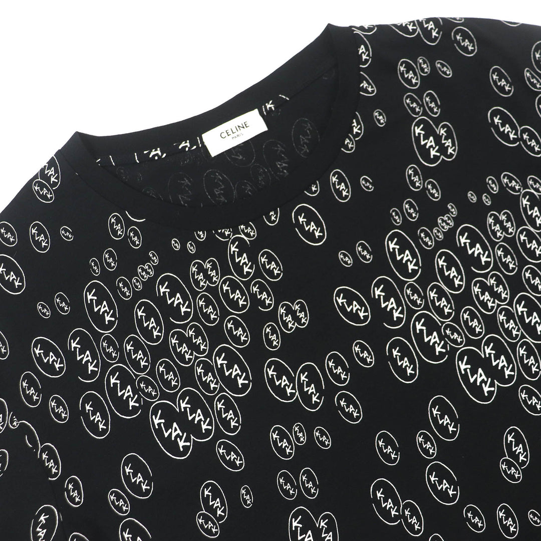 Excellent CELINE Christian Marclay Short sleeve T-shirt Total pattern mens S