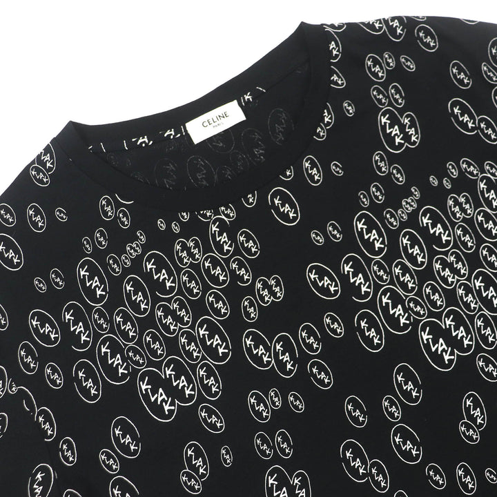Excellent CELINE Christian Marclay Short sleeve T-shirt Total pattern mens S
