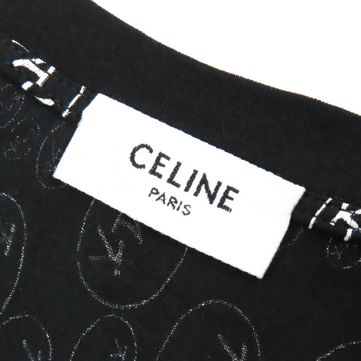 Excellent CELINE Christian Marclay Short sleeve T-shirt Total pattern mens S