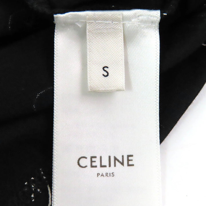 Excellent CELINE Christian Marclay Short sleeve T-shirt Total pattern mens S