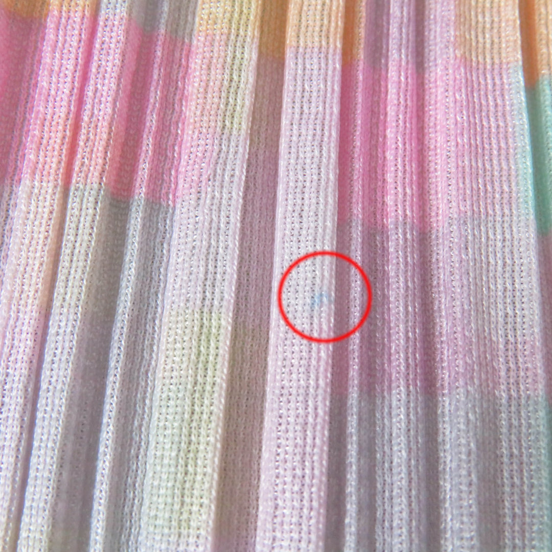 Great PLEATS PLEASE one piece Check Pattern Sleeveless Tunic multicolor 3