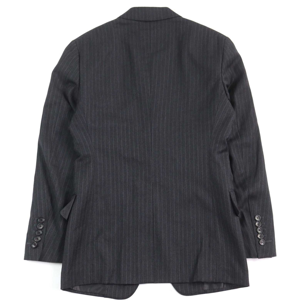 Excellent TOM FORD suit WINDSOR full sleeves, Grey Stripe Pattern wool mens 44 24DL4W
