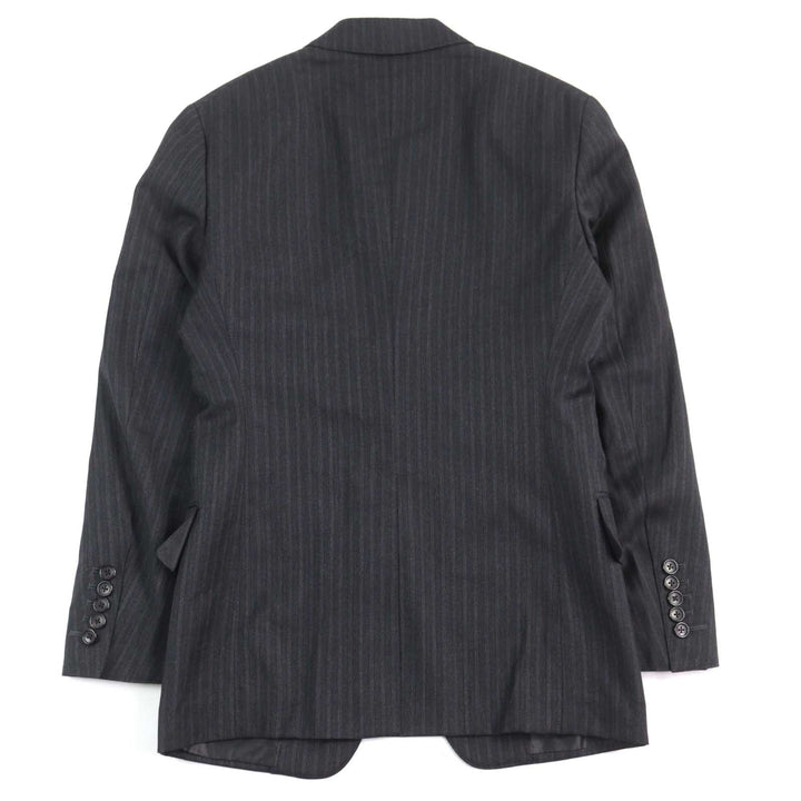 Excellent TOM FORD suit WINDSOR full sleeves, Grey Stripe Pattern wool mens 44 24DL4W