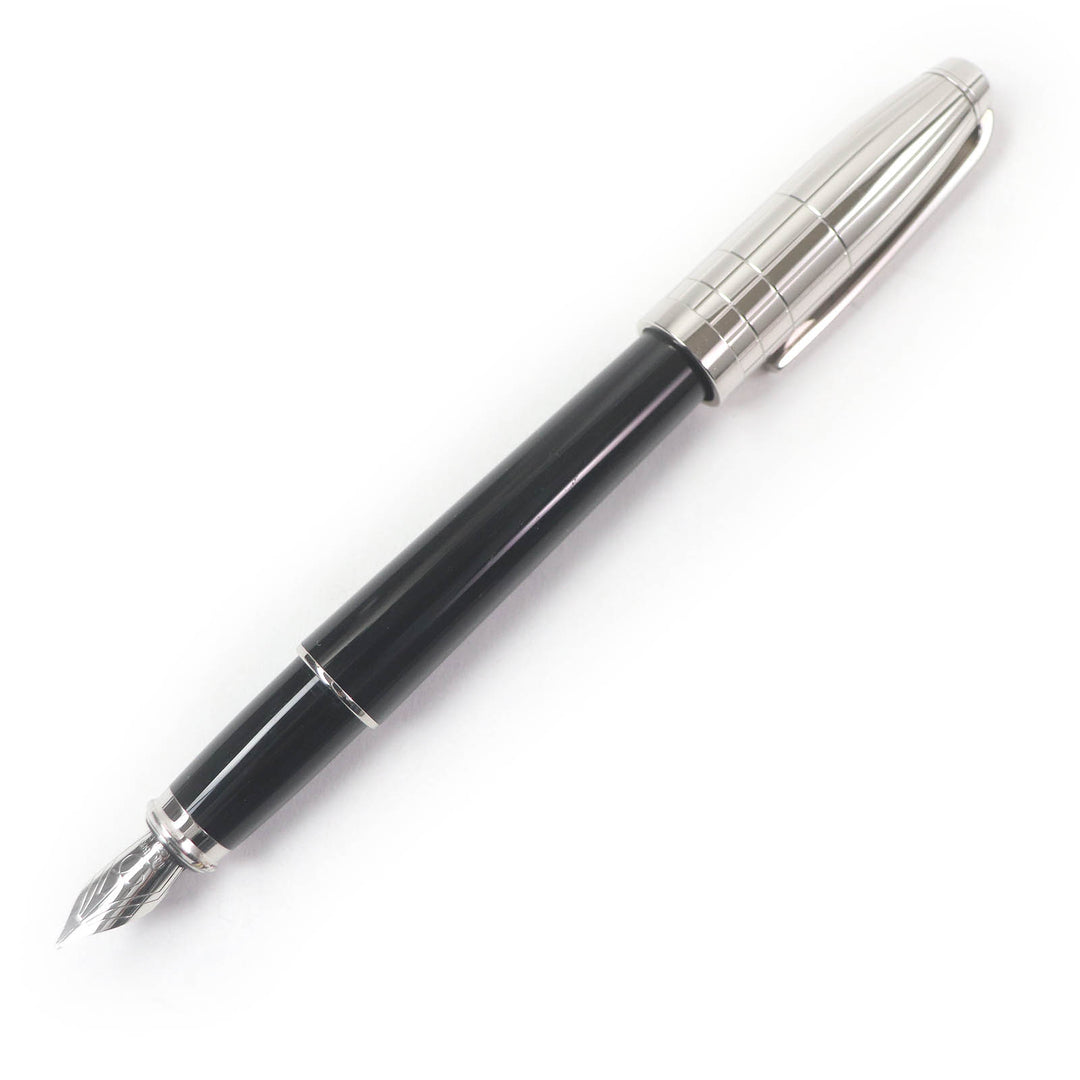 Very Good Dupont fountain pen Fidelio Cap type black 14K mens